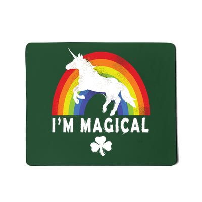 I'm Magical Unicorn Funny St. Patrick's Day Mousepad