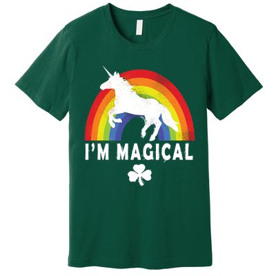 I'm Magical Unicorn Funny St. Patrick's Day Premium T-Shirt