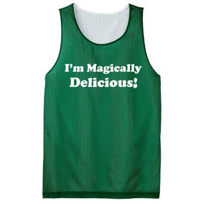 I'm Magically Delicious! Funny St. Patrick's Day Mesh Reversible Basketball Jersey Tank