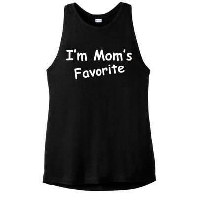 I'm Mom's Favorite Ladies PosiCharge Tri-Blend Wicking Tank