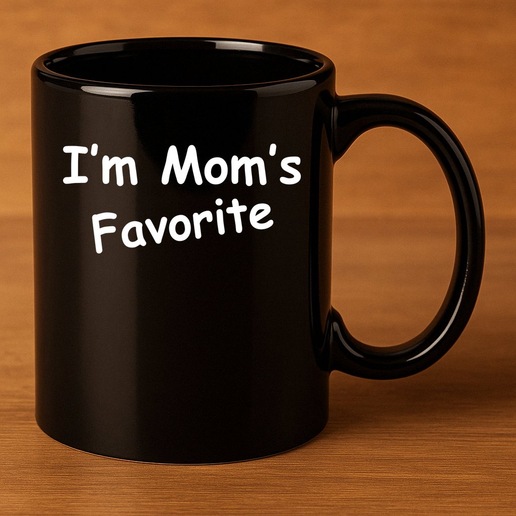 I'm Mom's Favorite 11oz C Handle Ceramic Mug