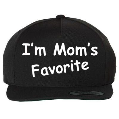 I'm Mom's Favorite Wool Snapback Cap