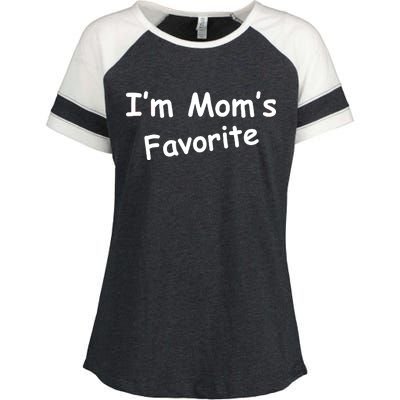 I'm Mom's Favorite Enza Ladies Jersey Colorblock Tee