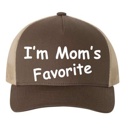 I'm Mom's Favorite Yupoong Adult 5-Panel Trucker Hat