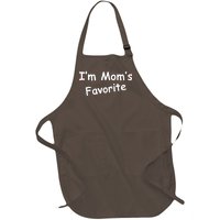 I'm Mom's Favorite Full-Length Apron With Pockets