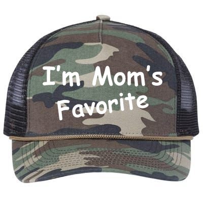 I'm Mom's Favorite Retro Rope Trucker Hat Cap