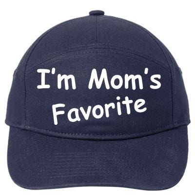 I'm Mom's Favorite 7-Panel Snapback Hat