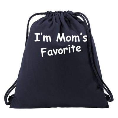 I'm Mom's Favorite Drawstring Bag