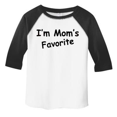 I'm Mom's Favorite Toddler Fine Jersey T-Shirt