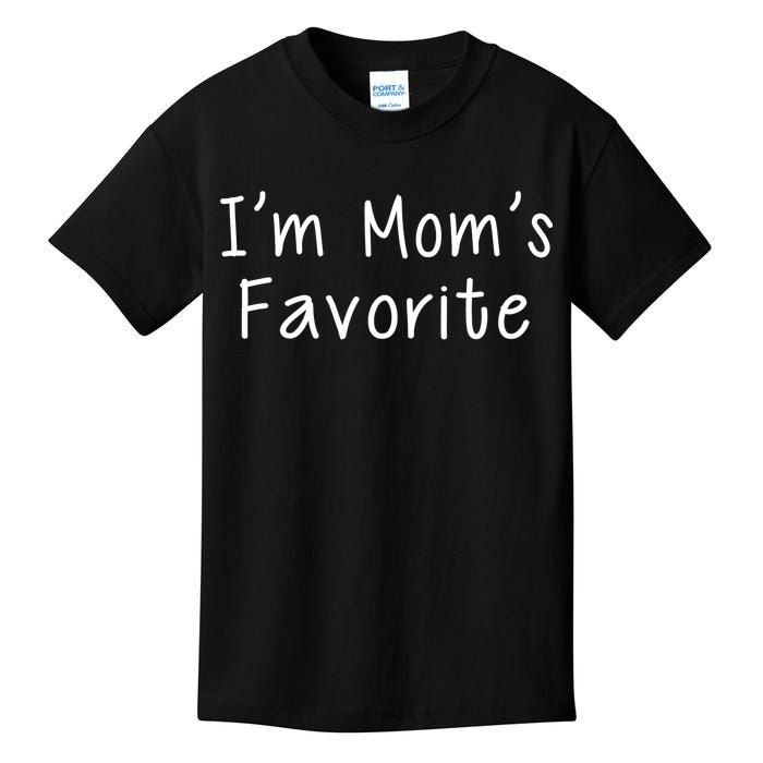 I'm Mom's Favorite Funny Cute Kids T-Shirt