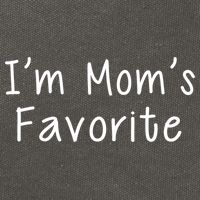 I'm Mom's Favorite Funny Cute Cotton Canvas Backpack