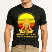 I'm Mostly Peace Love And Light Funny Cooling Performance Crew T-Shirt