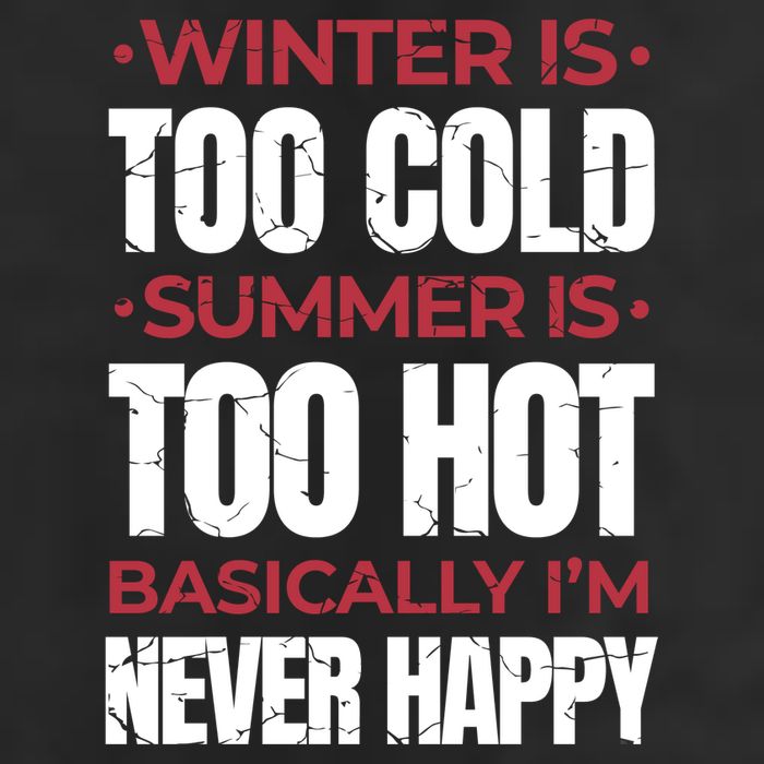 I'm Never Happy Cool Comfort Performance Bucket Hat