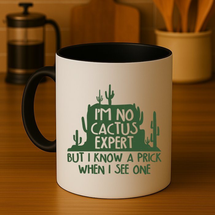 I'm No Cactus Expert But I Know a Prick When I See One Mug