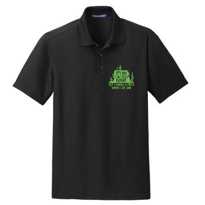 I'm No Cactus Expert But I Know a Prick When I See One Dry Zone Grid Polo