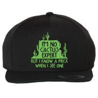 I'm No Cactus Expert But I Know a Prick When I See One Wool Snapback Cap