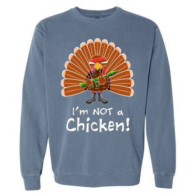 I'm No Chicken Turkey Holiday Garment-Dyed Sweatshirt