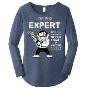 I'm No Expert Funny Video Women's Perfect Tri Tunic Long Sleeve Shirt