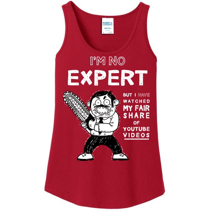 I'm No Expert Funny Video Ladies Essential Tank