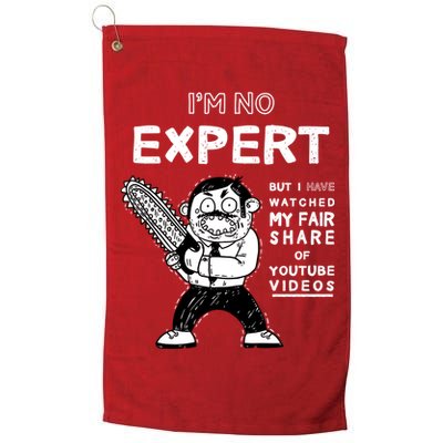 I'm No Expert Funny Video Golf Towel