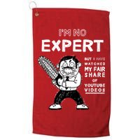 I'm No Expert Funny Video Golf Towel