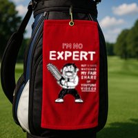 I'm No Expert Funny Video Golf Towel