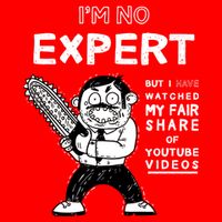 I'm No Expert Funny Video Golf Towel