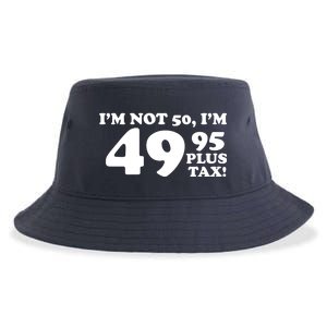 I'm Not 50 Funny Birthday Sustainable Bucket Hat