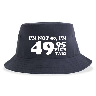 I'm Not 50 Funny Birthday Sustainable Bucket Hat
