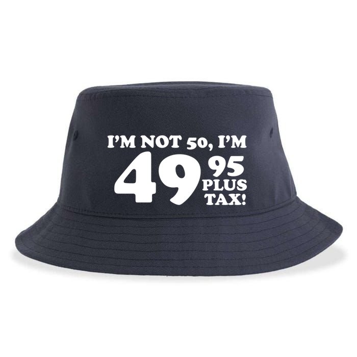 I'm Not 50 Funny Birthday Sustainable Bucket Hat