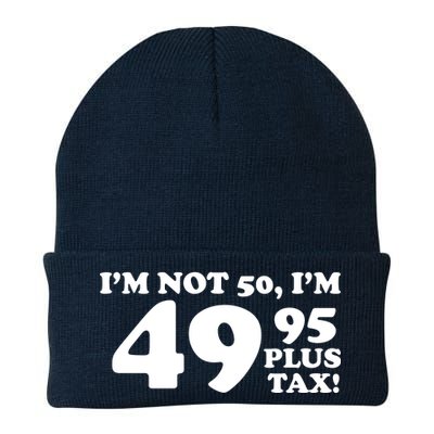 I'm Not 50 Funny Birthday Knit Cap Winter Beanie