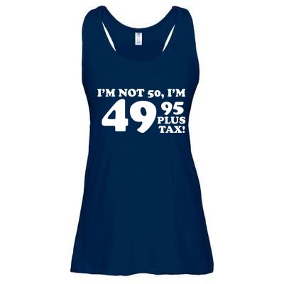 I'm Not 50 Funny Birthday Ladies Essential Flowy Tank