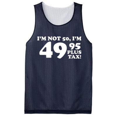 I'm Not 50 Funny Birthday Mesh Reversible Basketball Jersey Tank