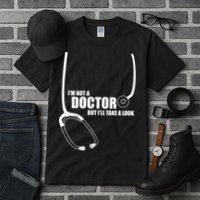 I'm Not A Doctor But Will Take A Look Tall T-Shirt
