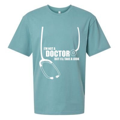 I'm Not A Doctor But Will Take A Look Sueded Cloud Jersey T-Shirt