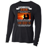 I'm Not A Perfect Son But My Crazy Mom Loves Me Cooling Performance Long Sleeve Crew