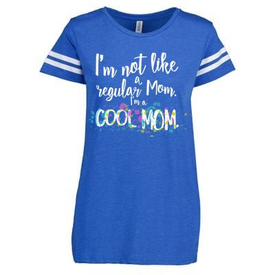 I'm Not A Regular Mom I'm A Cool Mom Enza Ladies Jersey Football T-Shirt