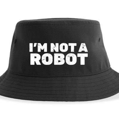 I'm Not A Robot Sustainable Bucket Hat