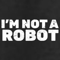 I'm Not A Robot Trucker Hat