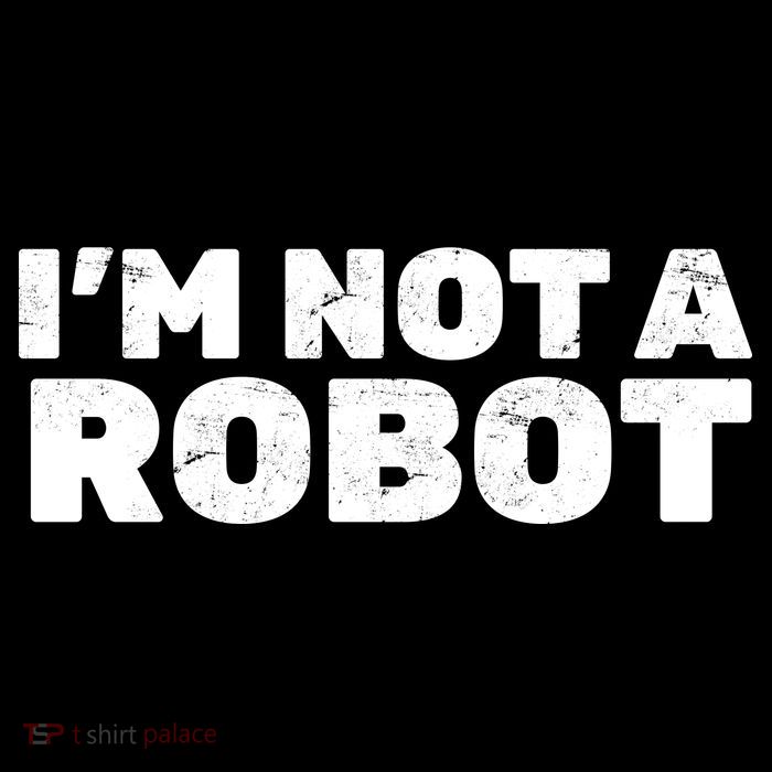 I'm Not A Robot Full Zip Hoodie