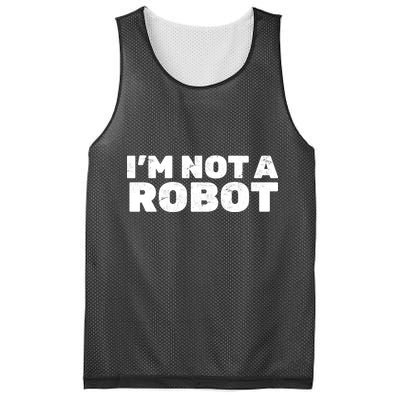 I'm Not A Robot Mesh Reversible Basketball Jersey Tank