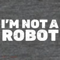 I'm Not A Robot Wool Snapback Cap
