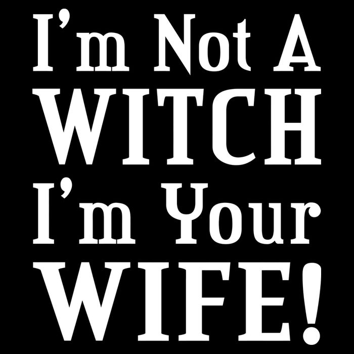 I'm Not A Witch I'm Your Wife Sustainable Bucket Hat