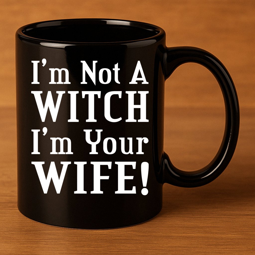 I'm Not A Witch I'm Your Wife 11oz C Handle Ceramic Mug