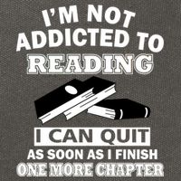 I'm Not Addicted To Reading Can Quit After One Chapter Cotton Canvas Backpack