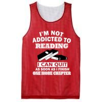 I'm Not Addicted To Reading Can Quit After One Chapter Mesh Reversible Basketball Jersey Tank