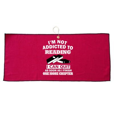 I'm Not Addicted To Reading Can Quit After One Chapter Large Microfiber Waffle Golf Towel