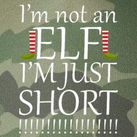 I'm Not An Elf! I'm Just Short Funny Christmas Legacy Tie Dye Trucker Hat