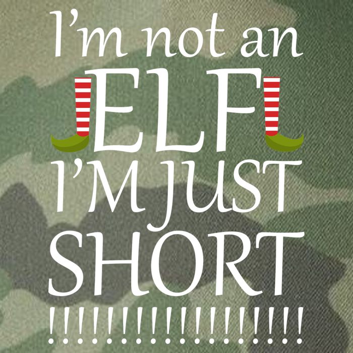 I'm Not An Elf! I'm Just Short Funny Christmas Legacy Tie Dye Trucker Hat