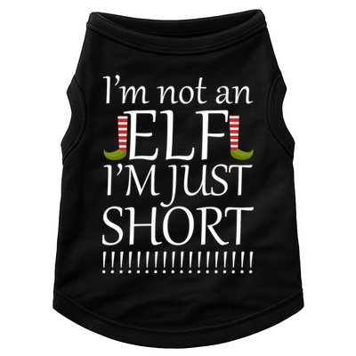 I'm Not An Elf! I'm Just Short Funny Christmas Doggie Tank